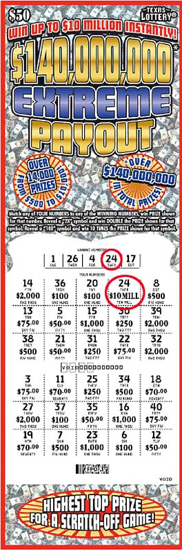 Texas Lottery player wins fourth multi-million-dollar 