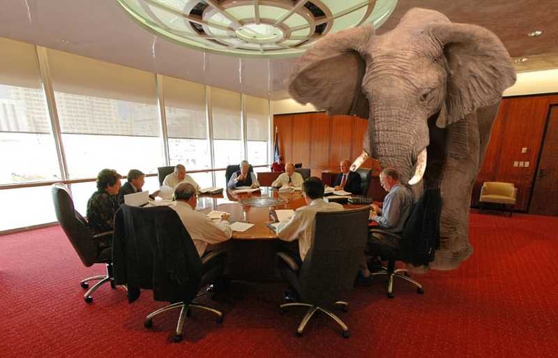 How to deal with an elephant in the room