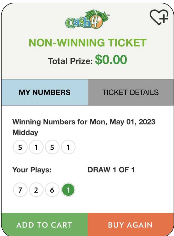 May Cash 4 Lottery Post